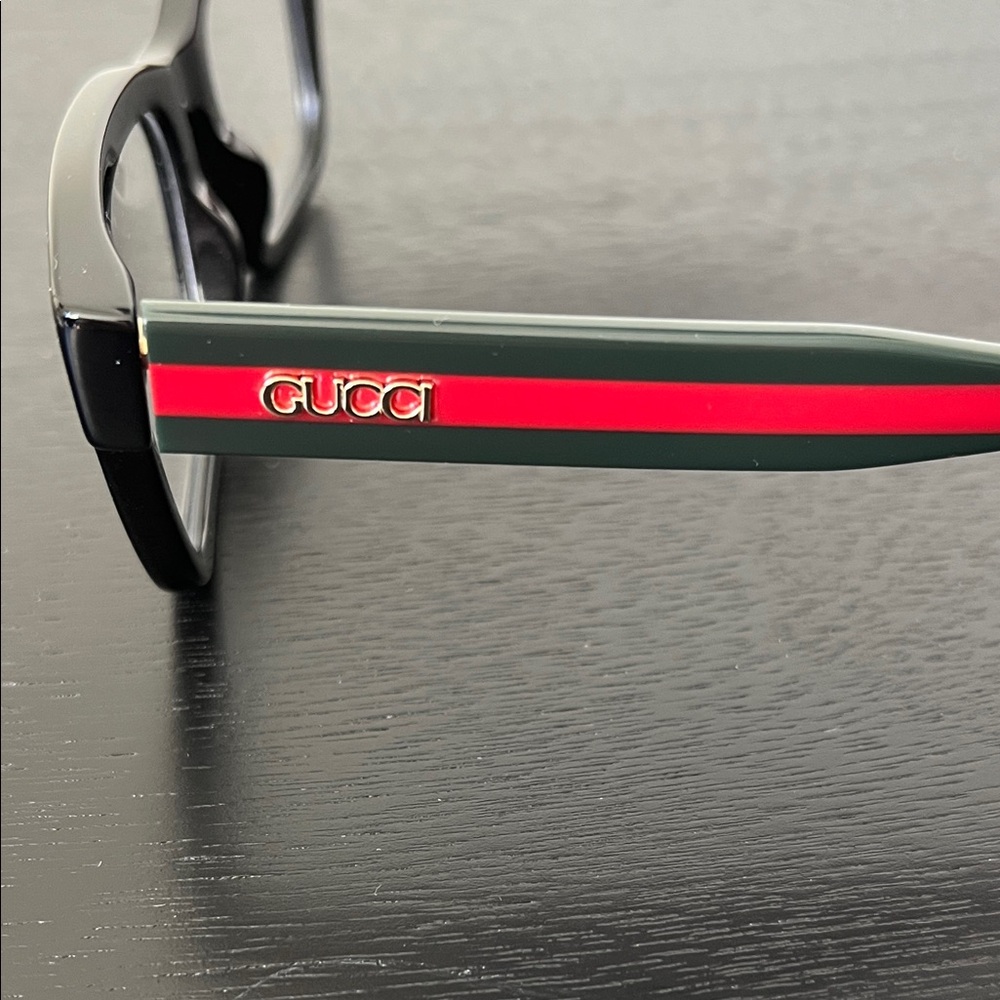 Gucci RX Black Red Green glasses Eyewear with Case NW - Picture 10 of 14
